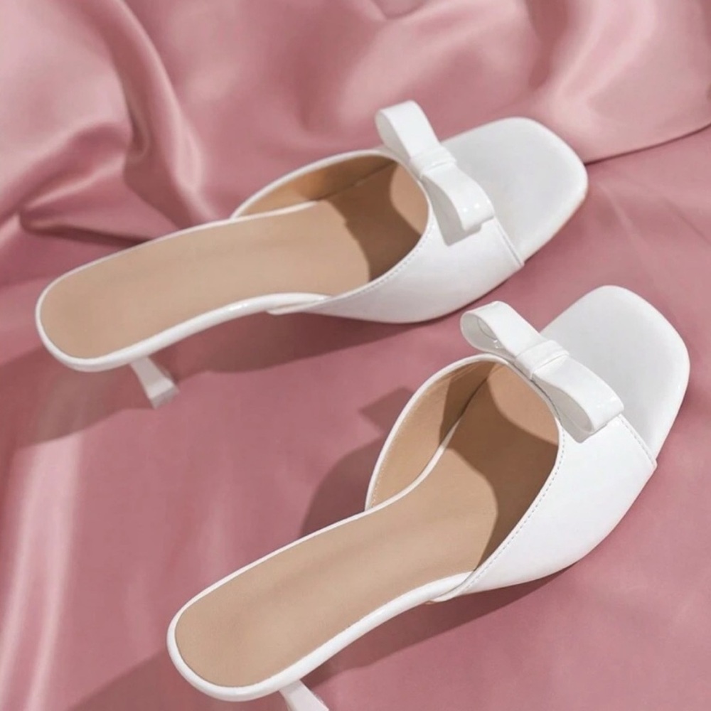 SHEIN White Heels Elegant Design